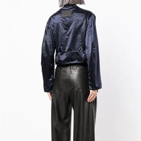 Ottolinger petrol-effect cropped jacket - Picture 3 of 5